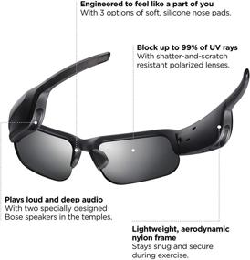 img 3 attached to 🕶️ Bose Frames Tempo - Polarized Sports Audio Sunglasses with Bluetooth Connectivity in Black