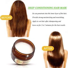 img 3 attached to 🌟 5-Second Hair Mask: Deep Conditioner for Dry Damaged Curly Hair, Restorative & Magical Treatment