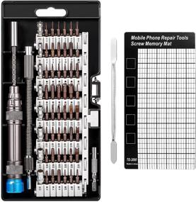 img 4 attached to 🔧 Набор прецизионных отверток 62в1 со 56шт. магнитными насадками для маленьких отверток - набор мини-инструментов Sookey для ремонта очков, часов, ювелирных изделий, электронных устройств, ноутбуков, ПК, камер и компьютеров.