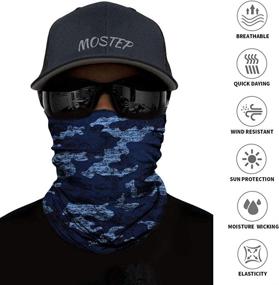 img 3 attached to Ultimate Neck Gaiter: Multi-functional Headwear for Men and Women - Cycling, Fishing, Running, Hiking, Camping