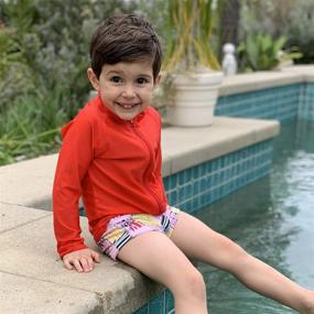 img 3 attached to 🩳 Плавки Euro Swim Shorties для мальчиков SwimZip - модный детский купальник