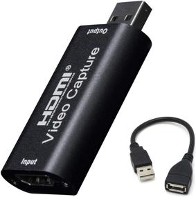 img 4 attached to 🎥 BlueAVS HDMI to USB Video Capture Card 1080P: Stream, Record & Capture Live Videos via DSLR Camcorder and Action Cam - 1080P@30Hz (Black)