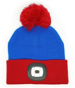 img 1 attached to 🧢 Night Scout Kids Rechargeable Beanie: Stylish Accessories for Boys' Hats & Caps