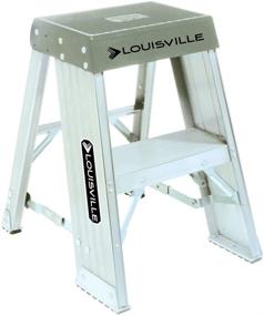 img 3 attached to Louisville Ladder AY8002 Extra Heavy Duty Step Stand, 300 Lb, 6 in, 2' - Black/White