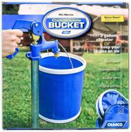 🪣 camco collapsible bucket with storage case - durable pop up bucket for rvs, camping, fishing, boating, hiking, and more! logo