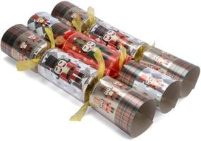 img 1 attached to 🎄 Premium Toyland Set: 10 Large Luxury Nutcracker Soldier Christmas Party Favors - Approx. 33 x 5cm