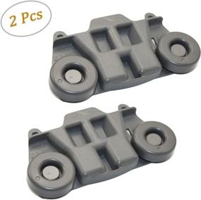 img 3 attached to High-Quality WPW10195417 Dishwasher Roller Rack Wheels (2PCS) 🔧 for Jenn-Air Lower Rack – AP6016764, PS11750057, W10195417, 1872128