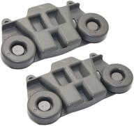 high-quality wpw10195417 dishwasher roller rack wheels (2pcs) 🔧 for jenn-air lower rack – ap6016764, ps11750057, w10195417, 1872128 логотип