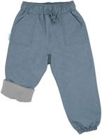 👖 jan &amp; jul kids' waterproof fleece-lined cozy-dry rain/snow pants logo