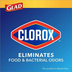 img 3 attached to 🗑️ Эффективные пакеты для кухни Glad Trash & Food Storage с Clorox - 13 галлонов, 90 штук