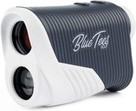 🏌️ pro slope laser rangefinder for golf - blue tees golf series 2 with 800 yards range, slope measurement, flag lock, pulse vibration, and 6x magnification logo