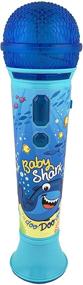 img 4 attached to 🎤 Kids' Baby Shark Singalong Microphone Toy with Music, Lights - Ages 3 and Up