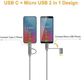 img 3 attached to CableCreation Micro USB + USB C To USB 2