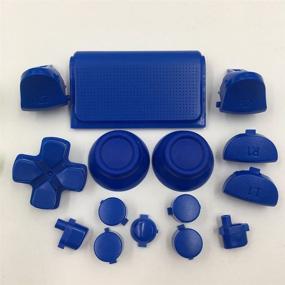 img 2 attached to Optimized Replacement Full Button Set L1 R1 L2 R2 Triggers for Sony Playstation 4 PS4 Pro Slim JDS-040 Controller (Blue)