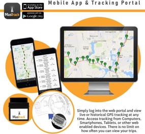 img 1 attached to 🚗 MasTrack - Премиум GPS автомобильный трекер с семейным и флотским мониторингом, диагностикой двигателя и совместимостью со смартфоном - без ежемесячной оплаты!