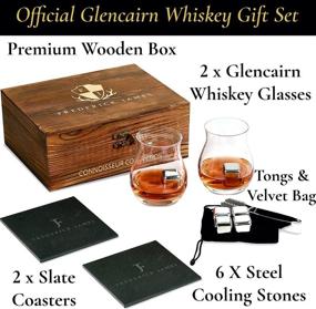 img 3 attached to Whiskey Glasses Set Glencairn Including