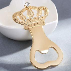 img 2 attached to 👑 Crown Shaped Bottle Opener - 24pcs Baby Shower Return Gifts for Guests with Exquisite Gift Box - Ideal Wedding Favors, Party Souvenirs, Decorations, and Bridal Shower Souvenirs Gift by WeddParty (Crown, 24)