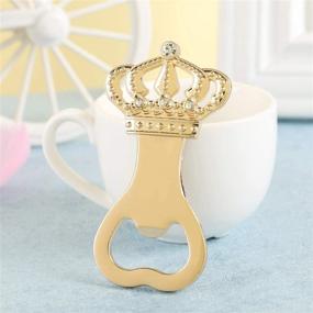 img 1 attached to 👑 Crown Shaped Bottle Opener - 24pcs Baby Shower Return Gifts for Guests with Exquisite Gift Box - Ideal Wedding Favors, Party Souvenirs, Decorations, and Bridal Shower Souvenirs Gift by WeddParty (Crown, 24)