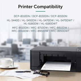 img 3 attached to 🖨️ High-Quality Replacement Toner Cartridges for Brother Printers - TN750 TN720, 2 Black - Compatible with 5470DW 8710DW 5450DN 8910DW 6180DW 5470DWT 8510DN 6180DWT 8155DN