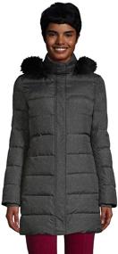 img 4 attached to Lands End Womens Winter Black