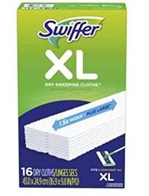 img 1 attached to Swiffer Sweeper X-Large Disposable Sweeping Cloths, 16-Count Boxes (3-Pack)