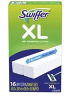 swiffer sweeper x-large disposable sweeping cloths, 16-count boxes (3-pack) logo