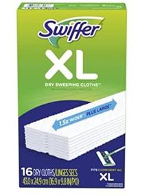 img 2 attached to Swiffer Sweeper X-Large Disposable Sweeping Cloths, 16-Count Boxes (3-Pack)