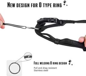 img 1 attached to 🐶 Premium No-Pull Dog Collar with O-Ring: Adjustable, Soft Padded for Small, Medium, and Large Dogs - Perfect for Walking, Training, and Running - Quick Release - Available in Pink, Purple, Black, Red