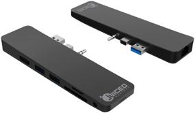 img 4 attached to 🔌 Juiced Systems CruzHUB - Surface Laptop 2 Adapter: Gigabit Ethernet, 4K HDMI, USB 3.0, SD, Micro SD, AUX - Compatible with Surface Laptop v1 and v2