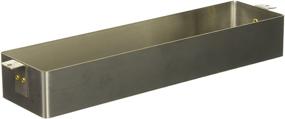 img 1 attached to 📬 Baldwin 0052.324: Sleek Satin Stainless Steel Letter Box Sleeve for Ultimate Package Size Protection