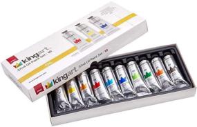 img 1 attached to 🎨 KINGART Professional Oil Paint Set - 10 Unique Colors in 37ml Metal Tubes