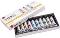 🎨 kingart professional oil paint set - 10 unique colors in 37ml metal tubes logo