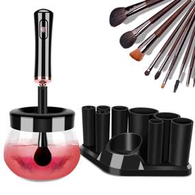 img 4 attached to 💄 Neeyer Makeup Brush Cleaner Dryer: Super-Fast Electric Brush Cleaning Machine for Effortless Makeup Tools Cleansing