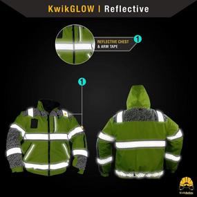 img 2 attached to 🏗️ Enhance Job Safety with KwikSafety Charlotte Visibility Construction Health & Safety Products: Detachable & Reliable