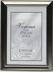 img 3 attached to 🖼️ Enhanced SEO: Lawrence Frames 609057 Pewter Finish 5x7 Metal Picture Frame