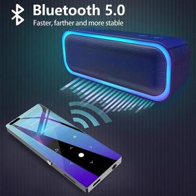img 3 attached to 🎶 16GB Portable Lossless Sound Metal Music Player with Bluetooth 4.2, FM Radio, Voice Recorder, Touch Button Music Speaker - BERENNIS, Supports up to 128GB