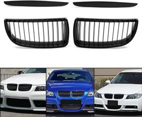 img 3 attached to 🚗 Enhance Your BMW E90's Look with the uxcell Car Matte Black Front Hood Kidney Grille Grill - Fits 325i, 328i, 328xi, 335i, 335xi, 330i, 330xi