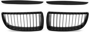 img 4 attached to 🚗 Enhance Your BMW E90's Look with the uxcell Car Matte Black Front Hood Kidney Grille Grill - Fits 325i, 328i, 328xi, 335i, 335xi, 330i, 330xi