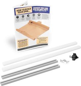 img 4 attached to 🔨 Fulton DIY Table Saw Crosscut Sled Kit: 2 UHMW Bars, 2 Aluminum Tracks, 1 Knob, 1 Bolt, and GUIDE to Build Your Own Crosscut Sled - Full Color Booklet