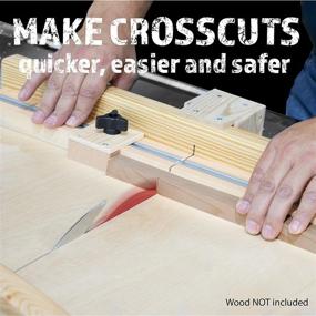 img 2 attached to 🔨 Fulton DIY Table Saw Crosscut Sled Kit: 2 UHMW Bars, 2 Aluminum Tracks, 1 Knob, 1 Bolt, and GUIDE to Build Your Own Crosscut Sled - Full Color Booklet