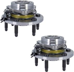 img 4 attached to 🔧 Longgo - HU515096 x2 Front Wheel Bearing Hub Assembly 4x4/4WD Compatible with 2007-2014 Escalade, 07-13 Chevy Avalanche, 2007-2013 Silverado 1500, 2007-2014 Suburban 1500, 2007-2014 Tahoe and 2007-2013 Sierra 1500