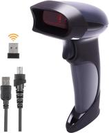 🔍 beva wireless handheld barcode scanner - 2-in-1 scanner for pos, pc, laptop, and computer, with 2.4ghz wireless & usb 2.0 wired connection - 1d laser barcode reader logo