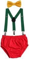 guchol birthday outfit bloomers suspenders boys' accessories and suspenders logo