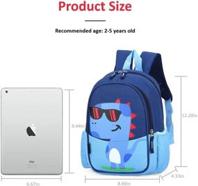 img 3 attached to FunPower Preschool Backpack - Kindergarten Schoolbag for Kids' Backpacks