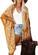 👗 stylish women's floral kimonos: perfect swimsuit cover ups for your beach vacation logo