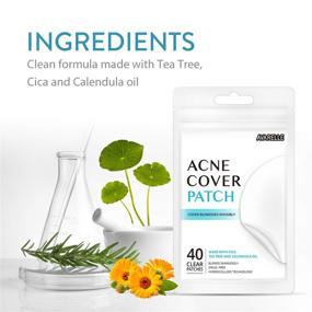 img 3 attached to 🌸 Avarelle Pimple Patches (40 Count): Hydrocolloid Acne Spot Treatment with Tea Tree Oil, Calendula Oil, and Cica