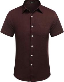 img 3 attached to 👔 COOFANDY Textured Designer Western Regular Men's Shirts: Elevate your Clothing Style