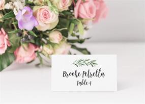 img 3 attached to 🌿 25 Elegant Branch-Style Table Place Cards: Ideal for Weddings, Holidays, Dinner Parties, Birthdays, Buffets, and Catering Events