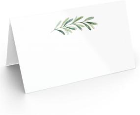 img 4 attached to 🌿 25 Elegant Branch-Style Table Place Cards: Ideal for Weddings, Holidays, Dinner Parties, Birthdays, Buffets, and Catering Events