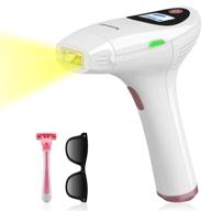 💁 fda certified aohekang ipl hair removal device, safest permanent laser hair removal for women with 999900 flashes - facial hair removal at home for face, lip, armpit, and bikini logo